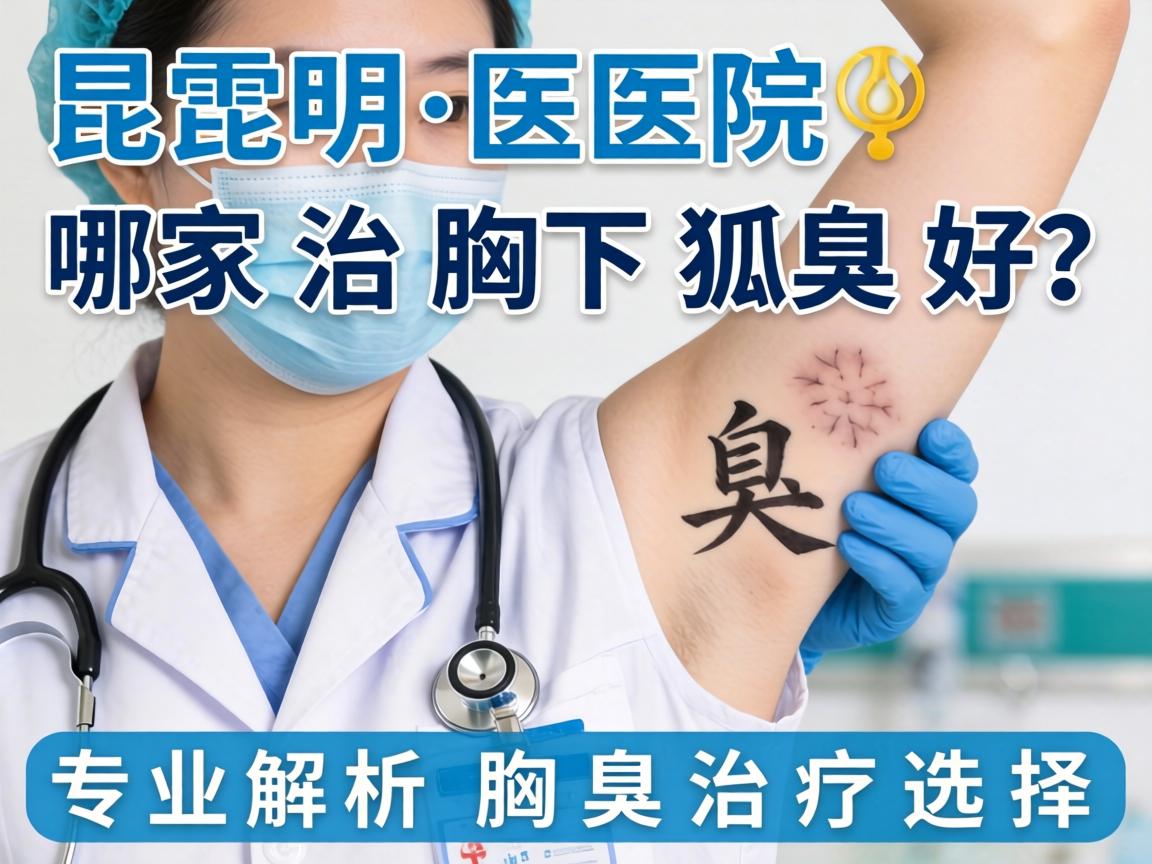昆明医院哪家治腋下狐臭好？专业解析腋臭治疗选择