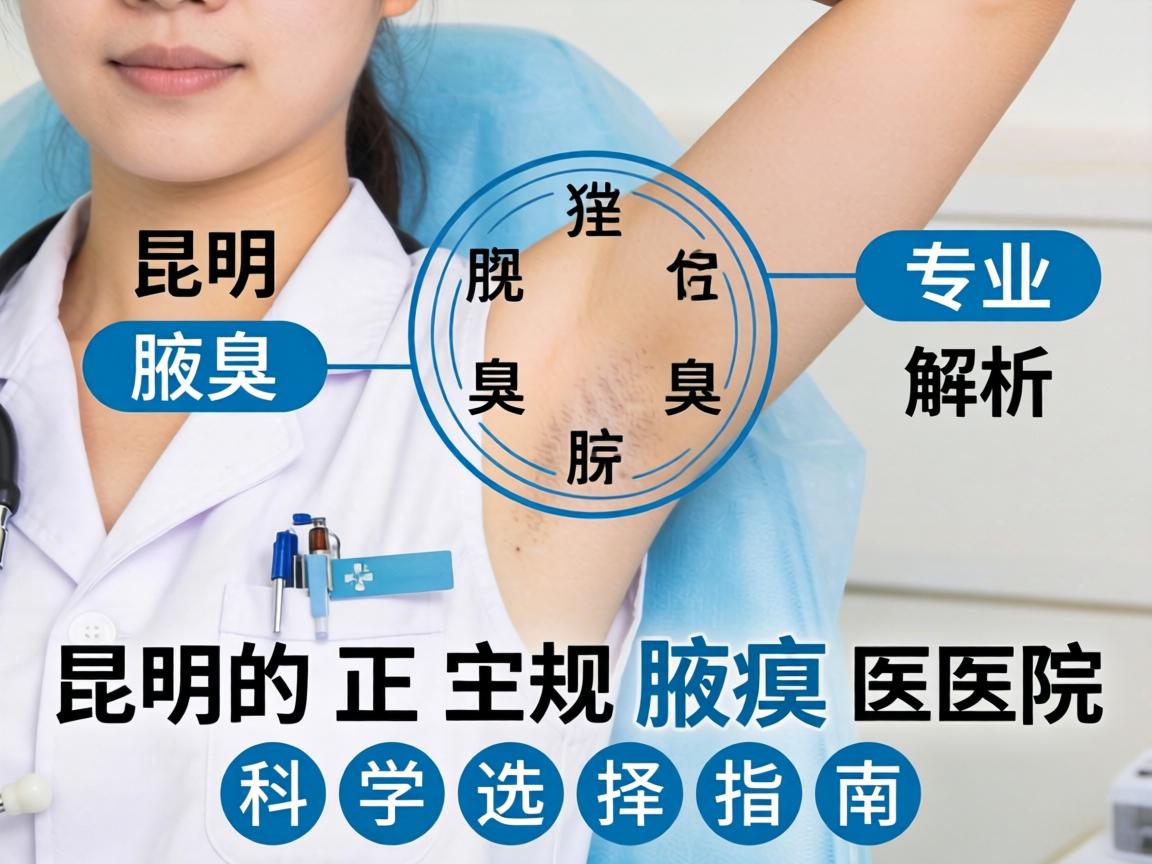 昆明腋臭医院专业解析，昆明正规腋臭医院的科学选择指南