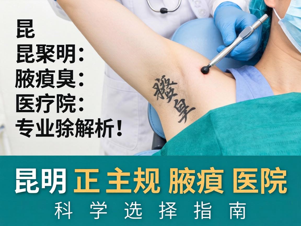 昆明腋臭医院专业解析，昆明正规腋臭医院的科学选择指南