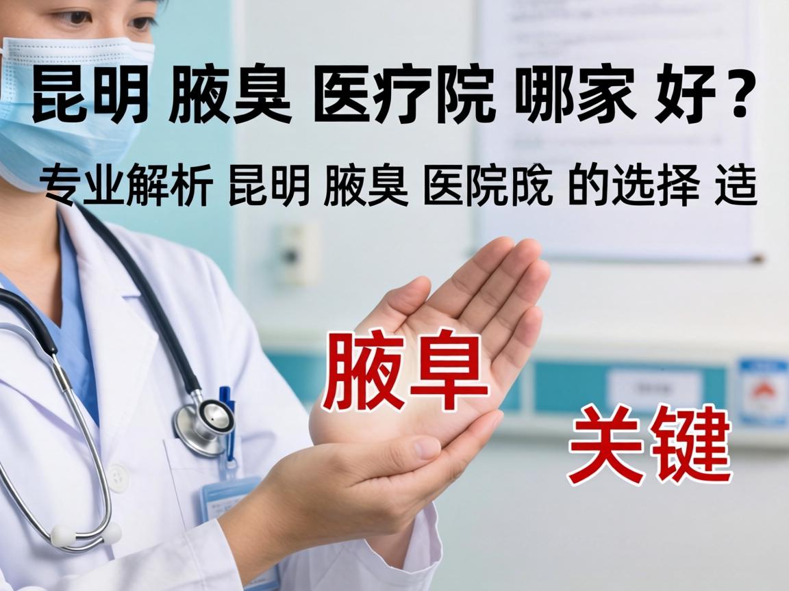 昆明腋臭医院哪家好？专业解析昆明腋臭医院的选择关键