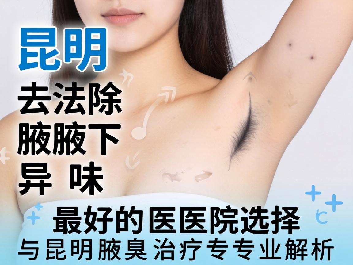 昆明去除腋下异味最好的医院选择与昆明腋臭治疗专业解析