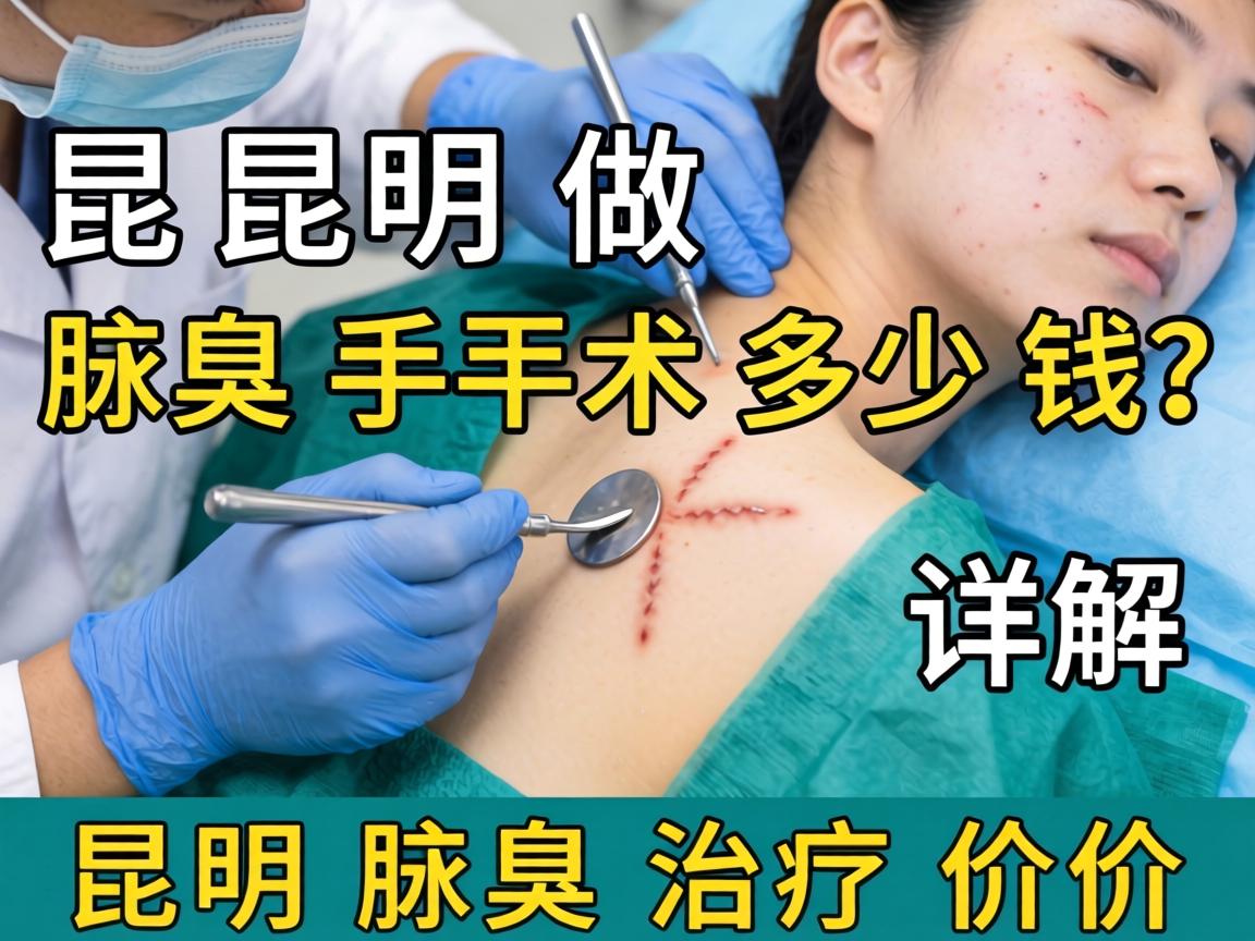 在昆明做腋臭手术多少钱？详解昆明腋臭治疗价格