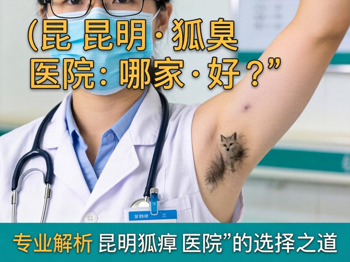 昆明狐臭医院哪家好？专业解析昆明狐臭医院的选择之道