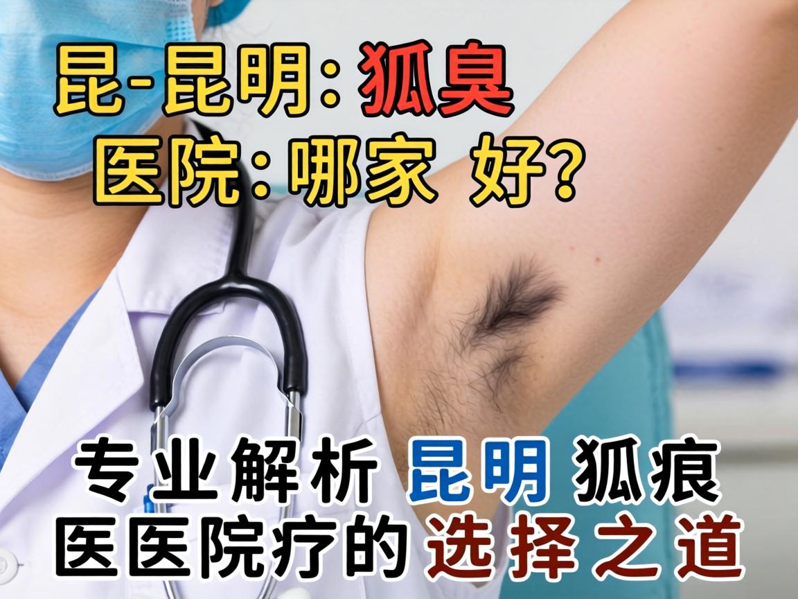 昆明狐臭医院哪家好？专业解析昆明狐臭医院的选择之道