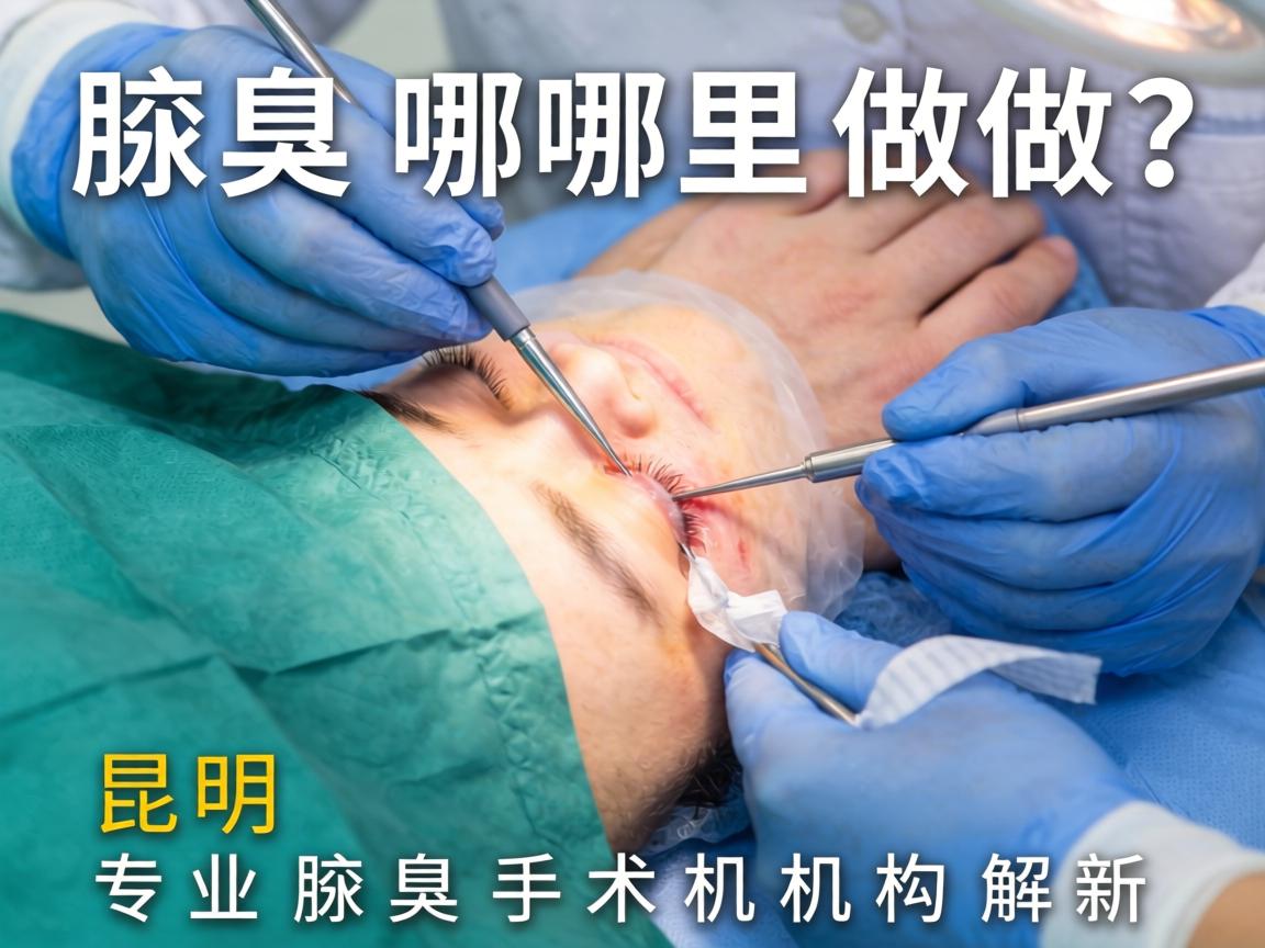 昆明腋臭手术哪里做？昆明专业腋臭手术机构解析