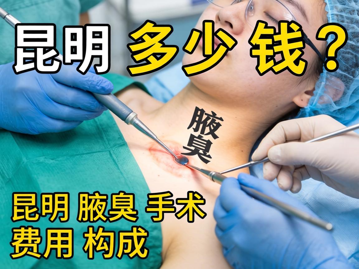 昆明腋臭手术多少钱？详解昆明腋臭手术费用构成