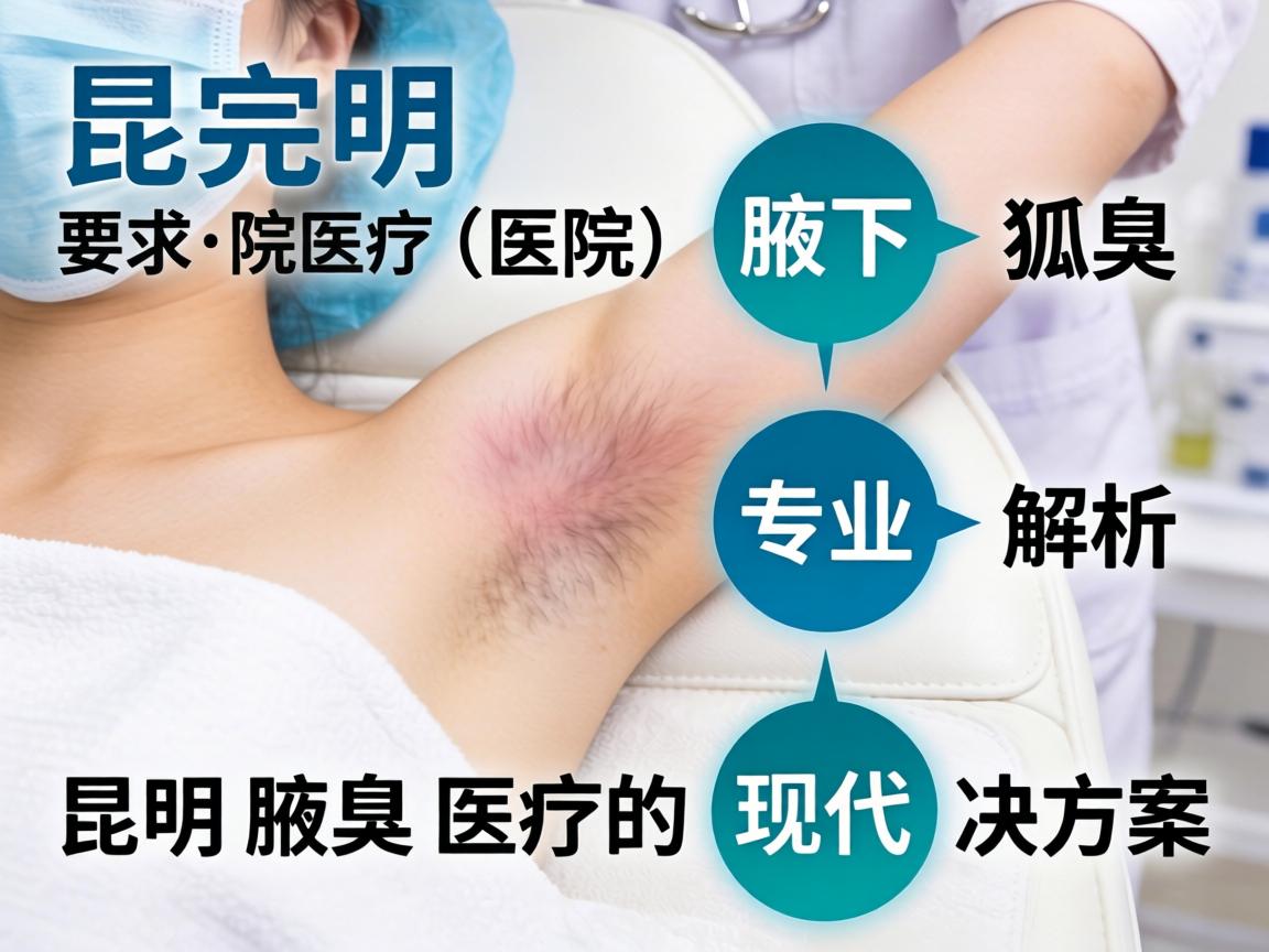 昆明腋下狐臭医院专业解析，昆明腋臭医疗的现代解决方案