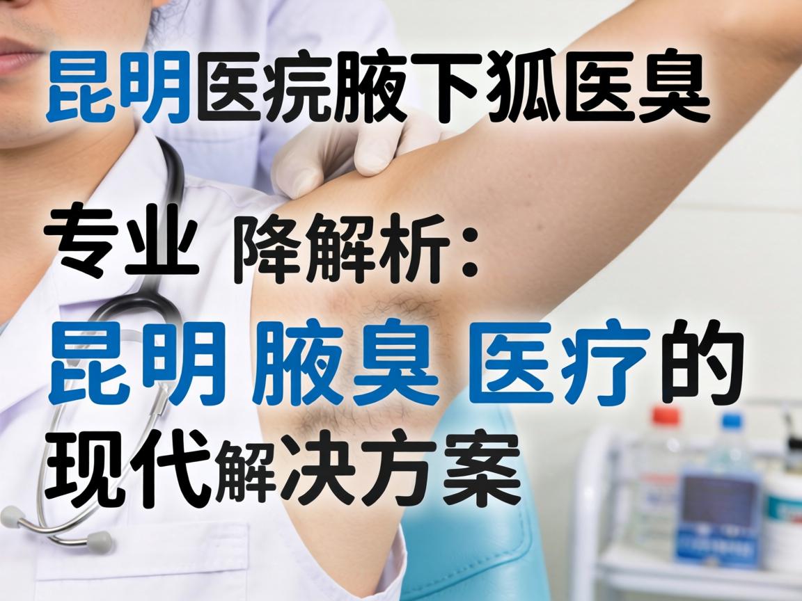 昆明腋下狐臭医院专业解析，昆明腋臭医疗的现代解决方案