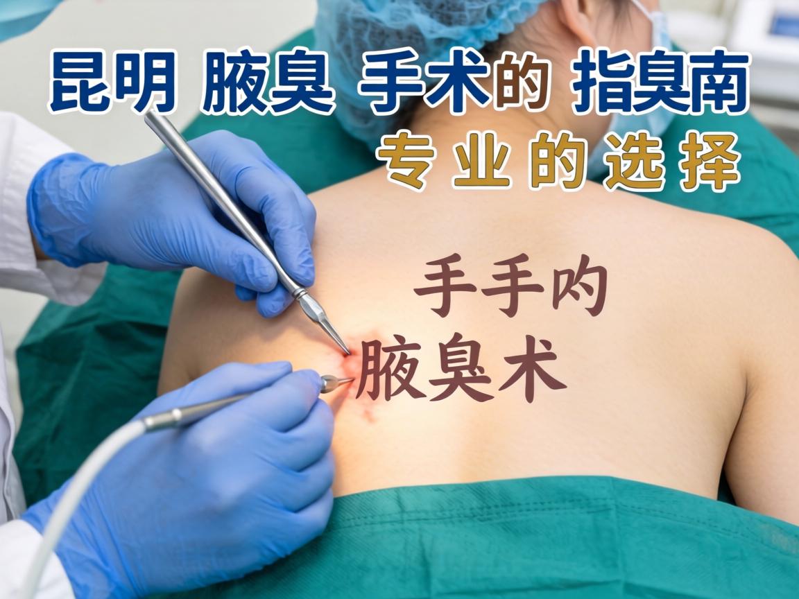 昆明腋臭手术指南，详解昆明腋臭手术的专业选择