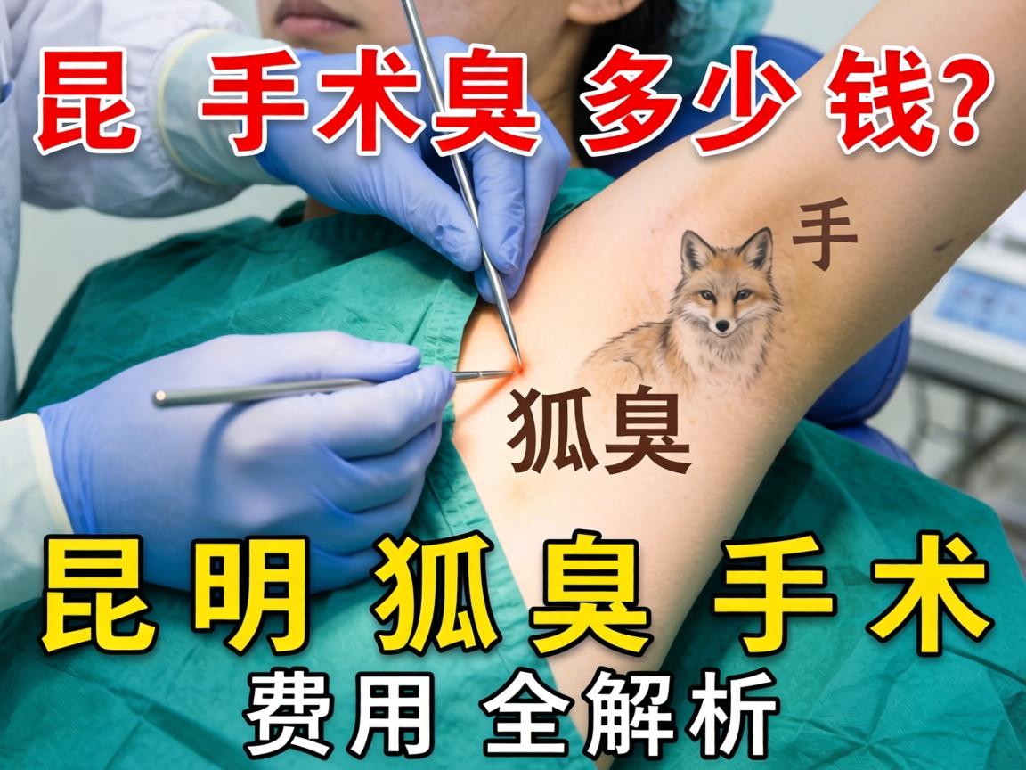 昆明狐臭手术多少钱？昆明狐臭手术费用全解析
