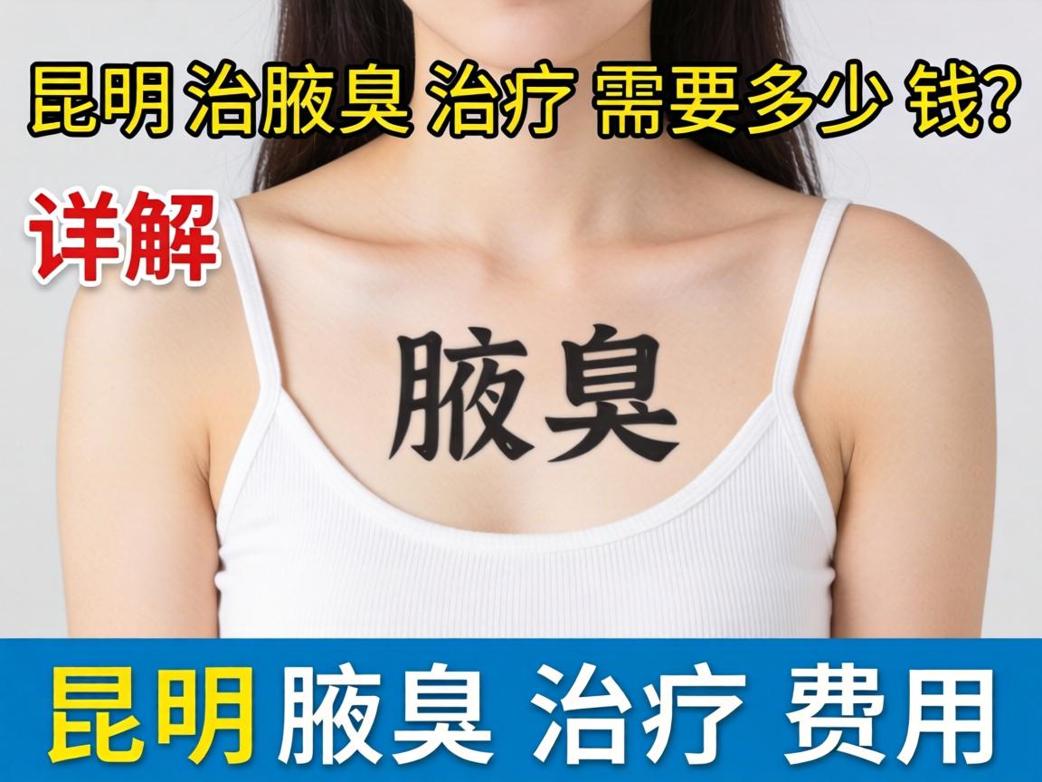 昆明腋臭治疗需要多少钱？详解昆明腋臭治疗费用
