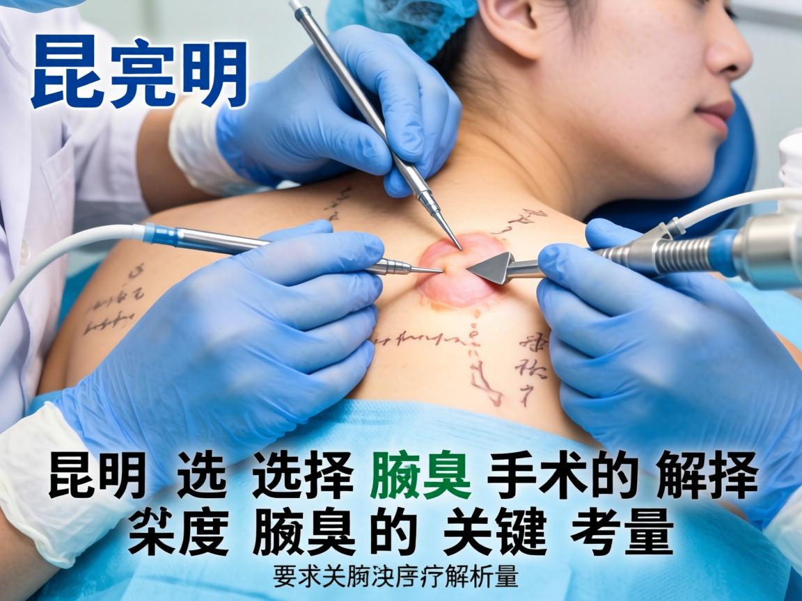 昆明腋臭手术深度解析，在昆明选择腋臭手术的关键考量