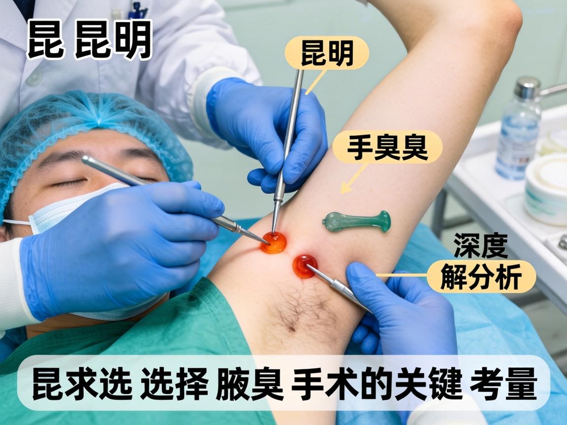 昆明腋臭手术深度解析，在昆明选择腋臭手术的关键考量