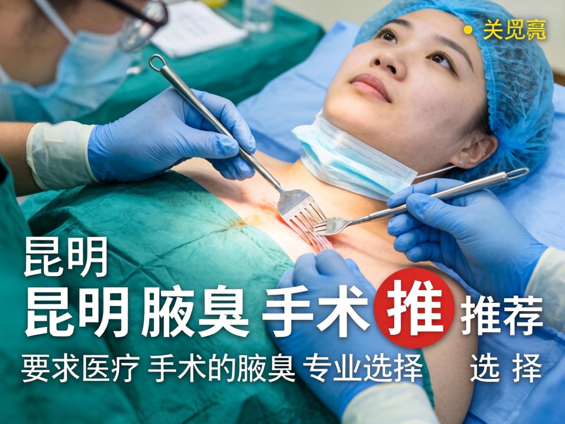 昆明腋臭手术医院推荐，详解昆明腋臭手术的专业选择