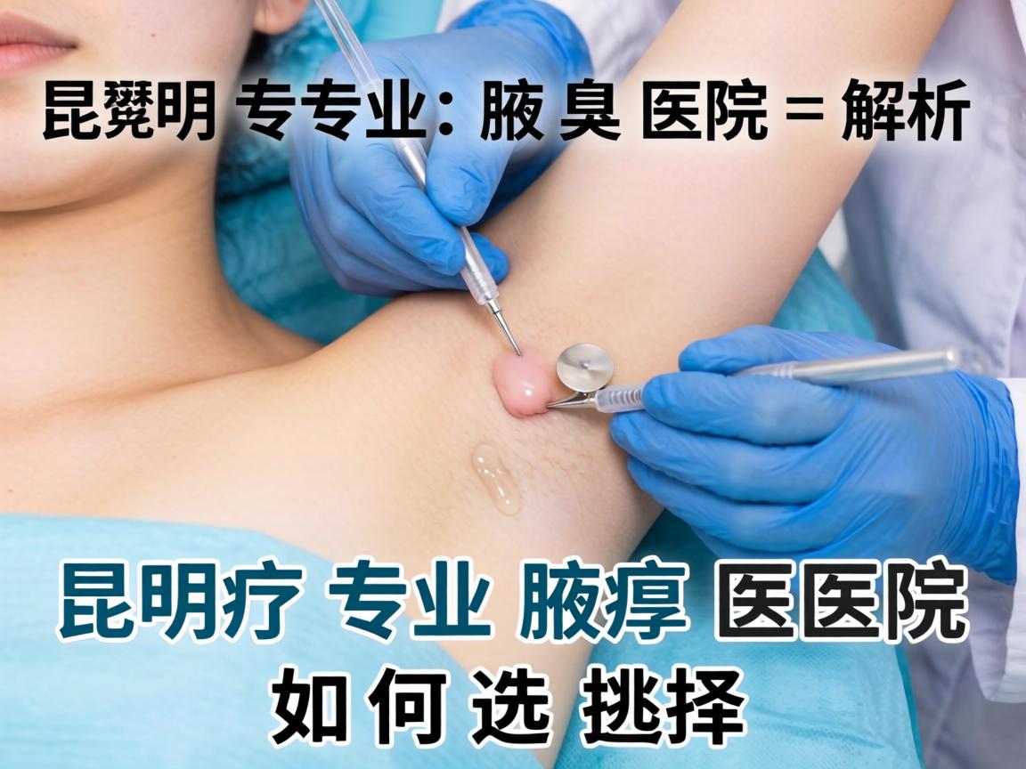 昆明专业腋臭医院解析，昆明专业腋臭医院如何选择