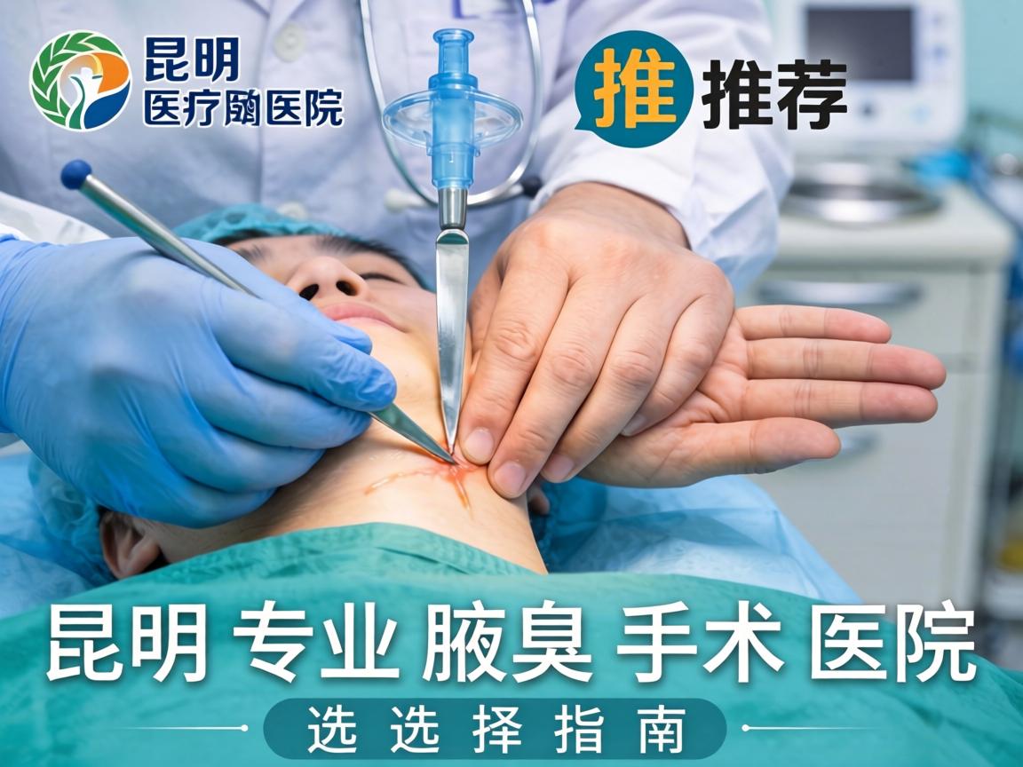 昆明腋臭手术医院推荐，昆明专业腋臭手术医院的选择指南