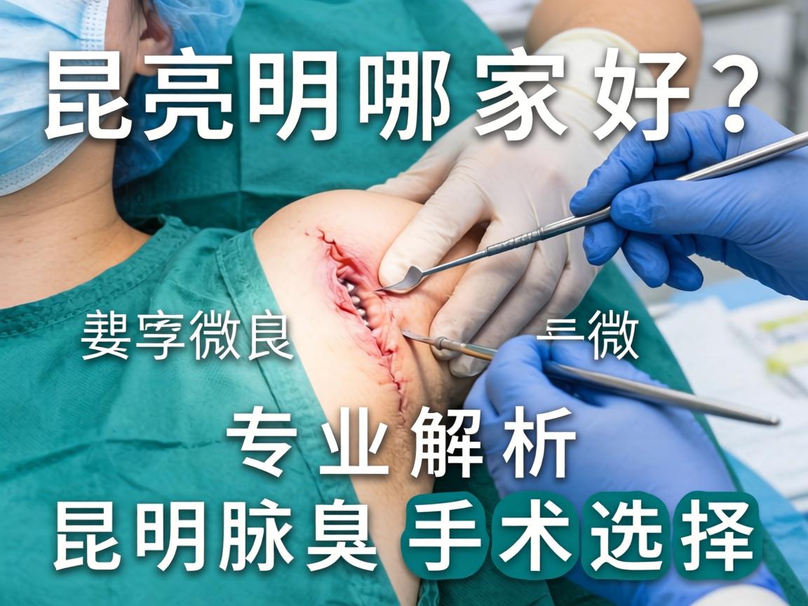 昆明腋臭微创手术哪家好？专业解析昆明腋臭手术选择