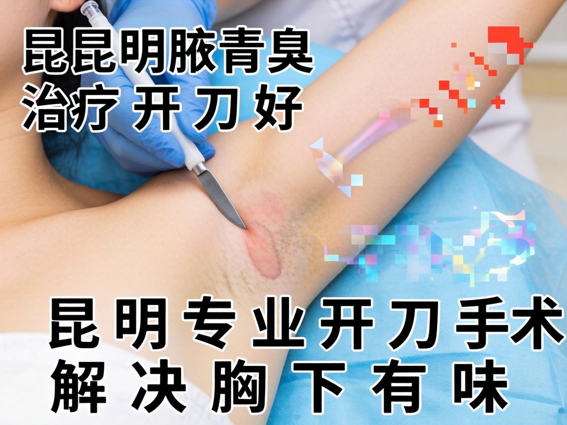 昆明腋臭治疗开刀好 昆明专业开刀手术解决腋下有味