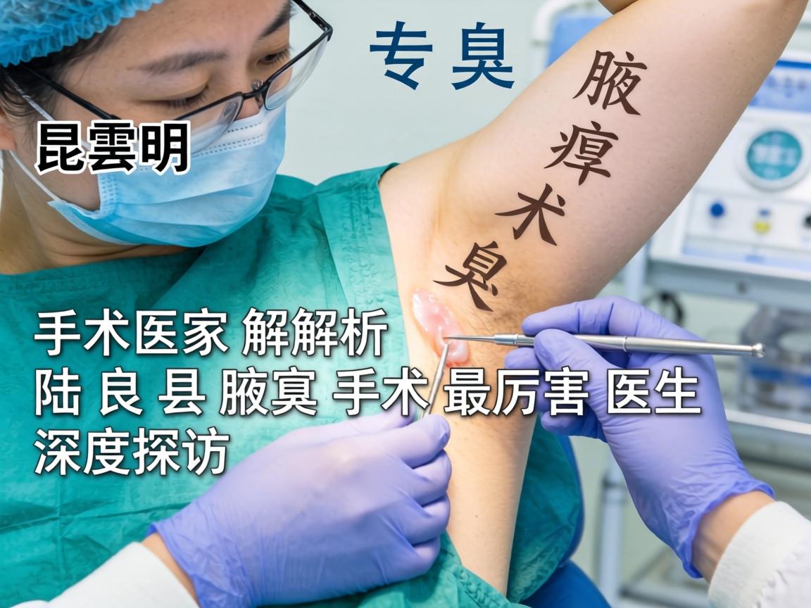 昆明腋臭手术专家解析，陆良县腋臭手术最厉害医生深度探访