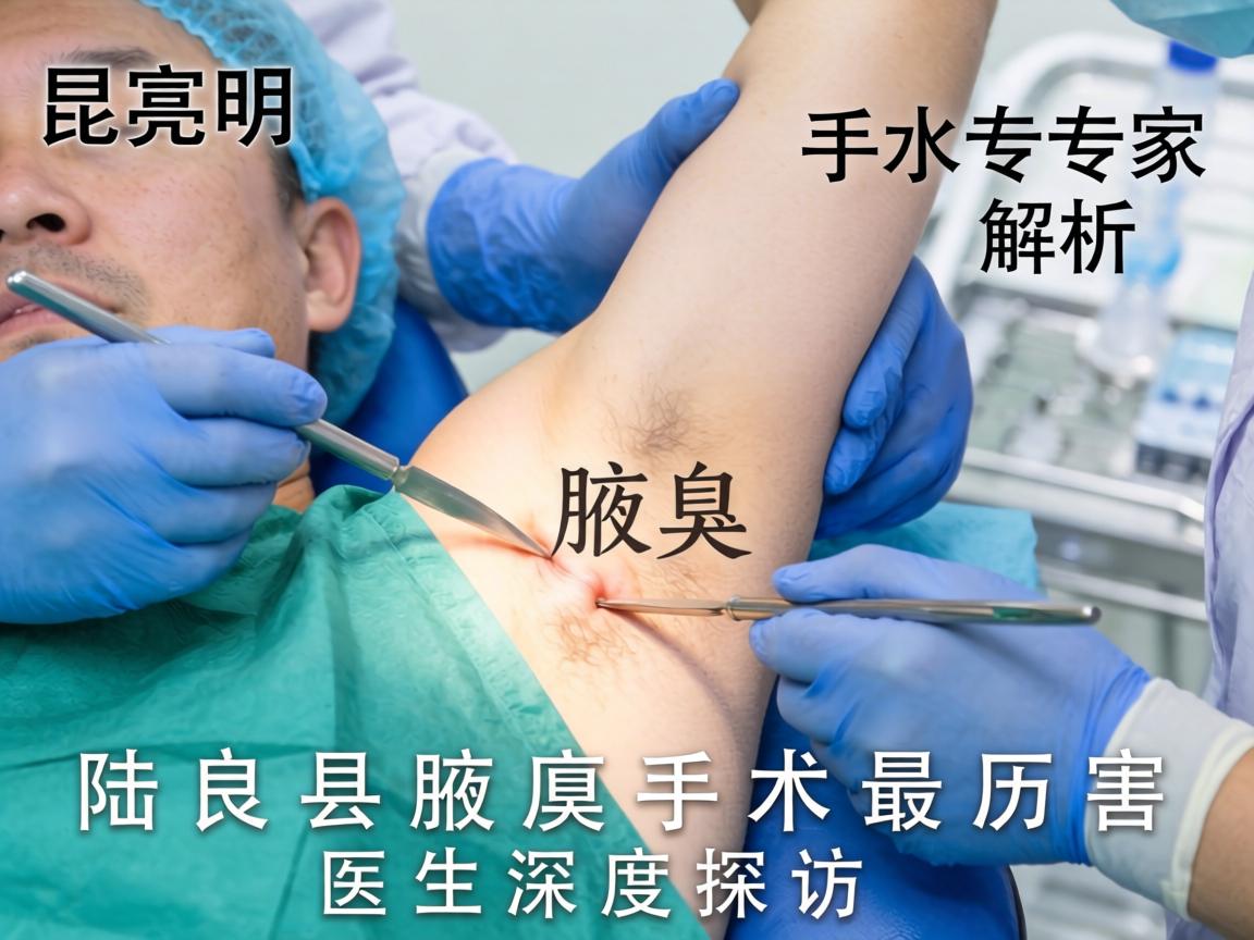 昆明腋臭手术专家解析，陆良县腋臭手术最厉害医生深度探访