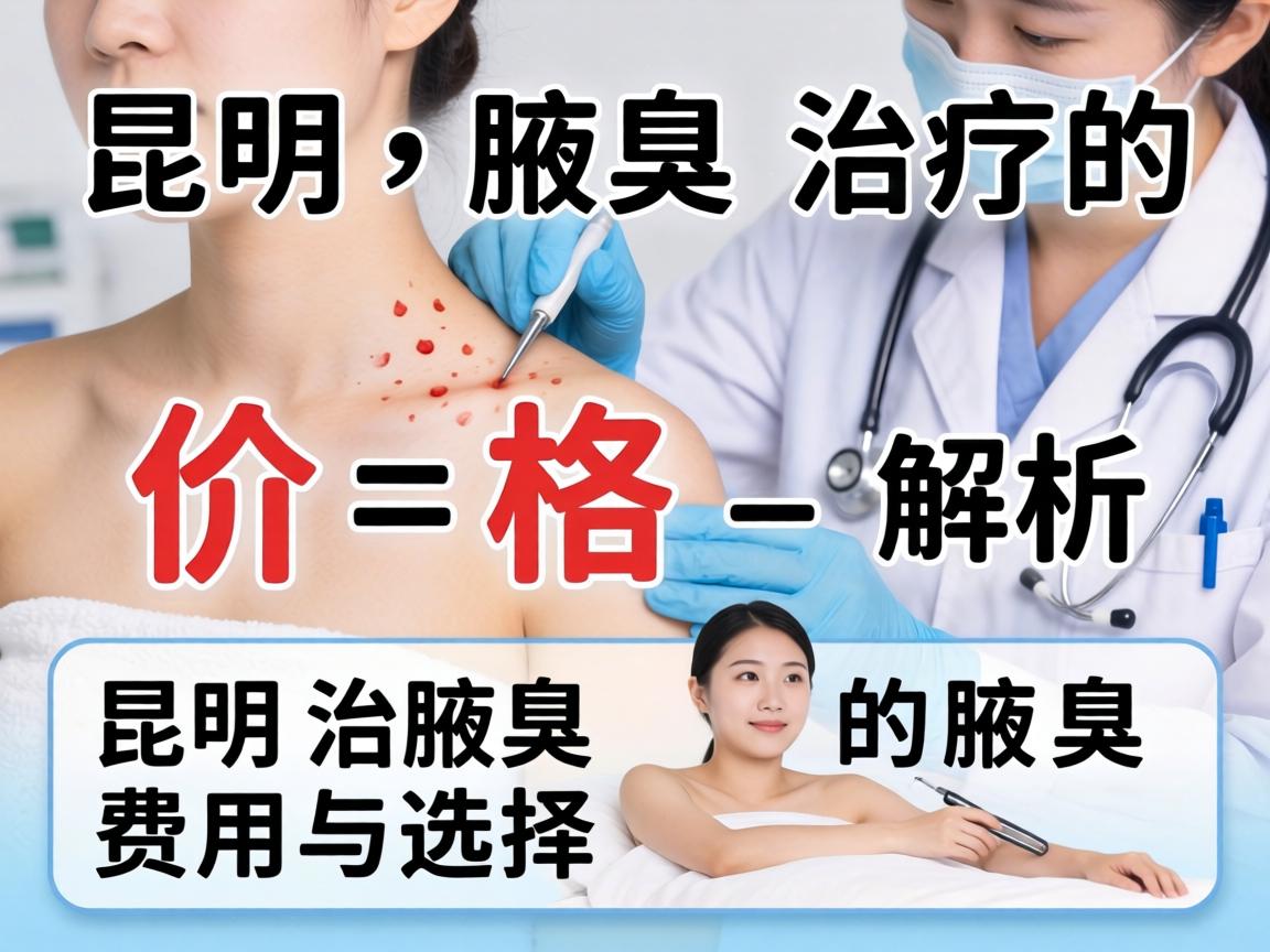 昆明腋臭治疗价格解析，昆明治腋臭的费用与选择