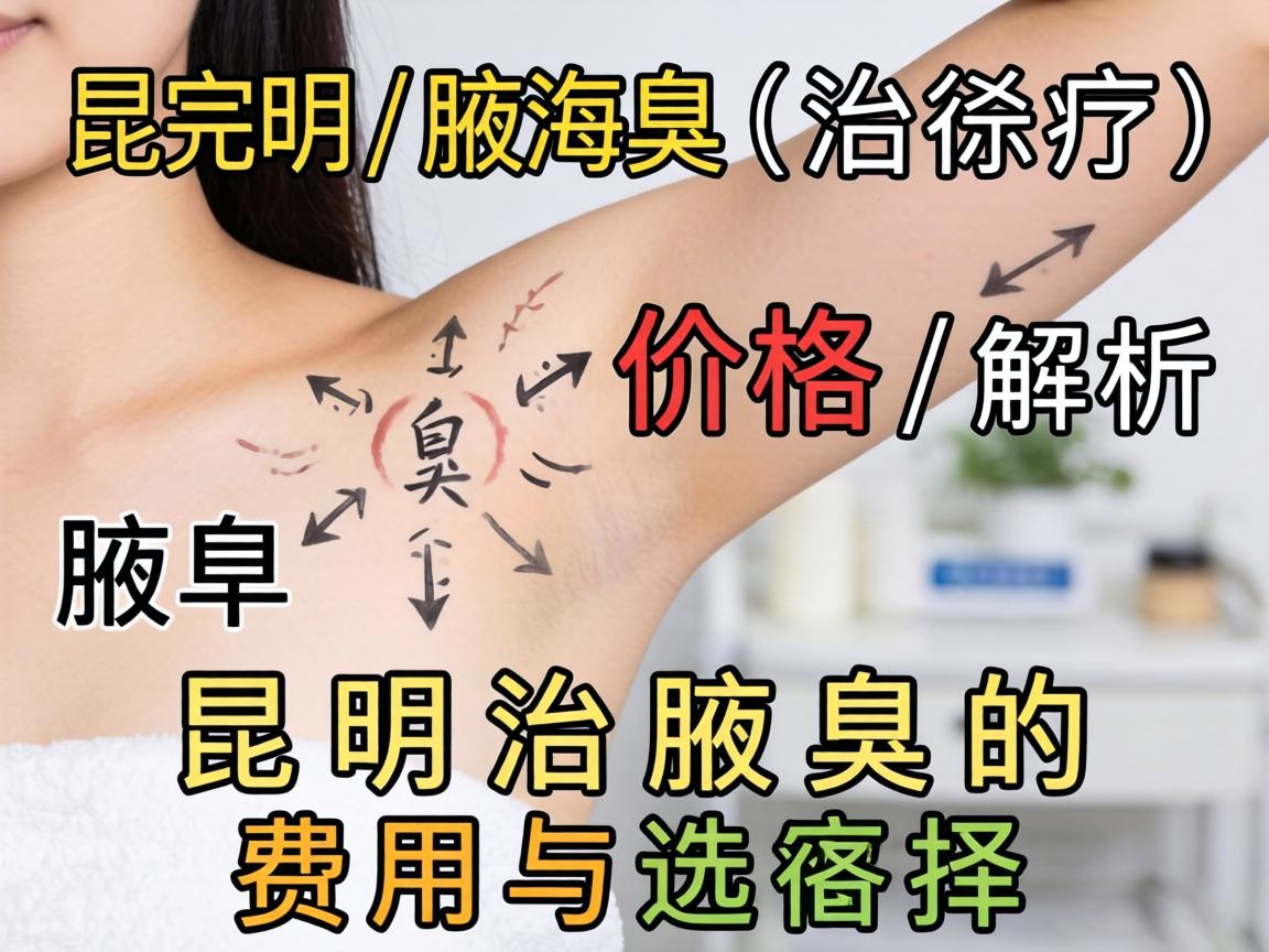 昆明腋臭治疗价格解析，昆明治腋臭的费用与选择