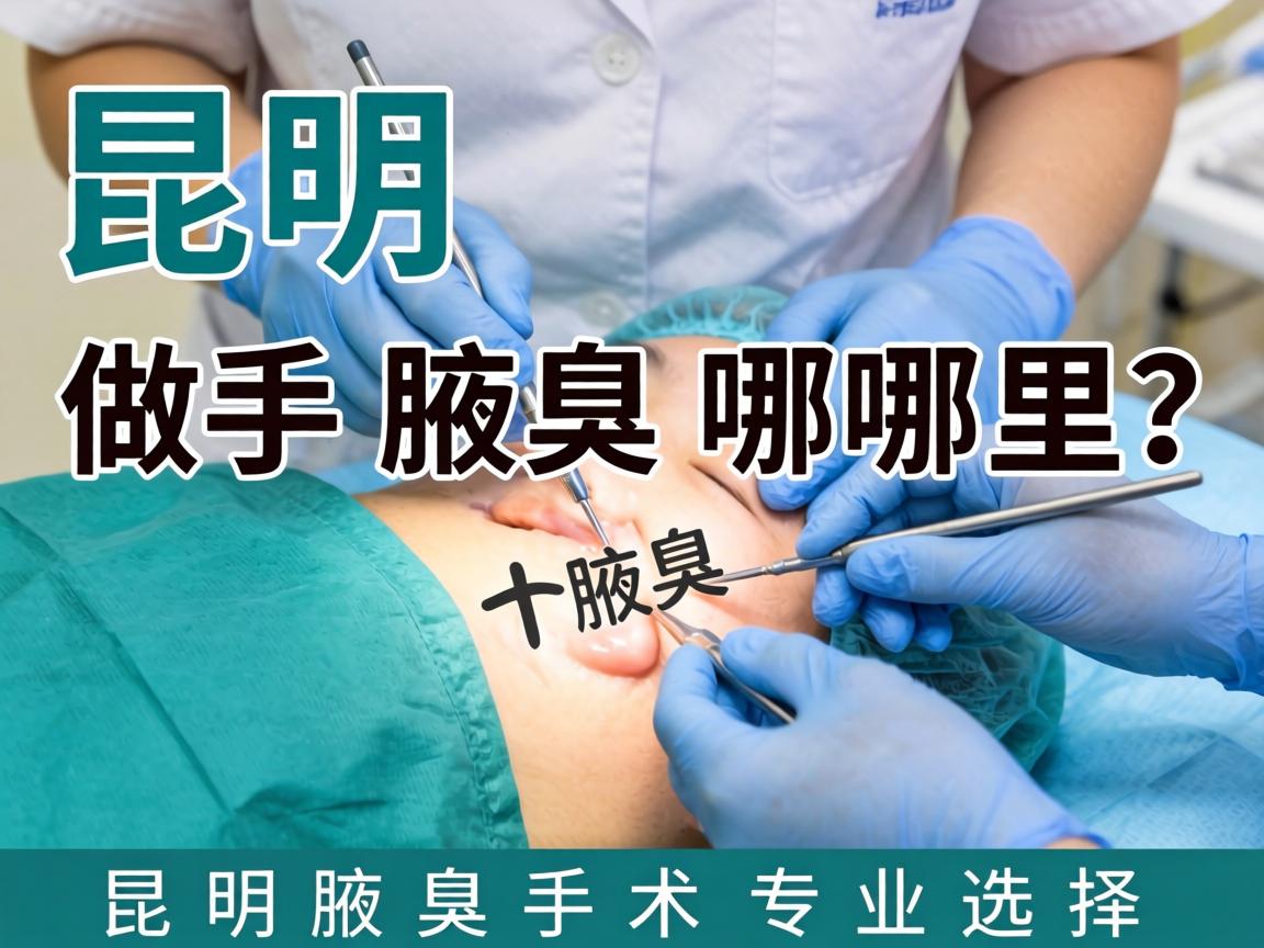 昆明腋臭手术哪里做？详解昆明腋臭手术专业选择