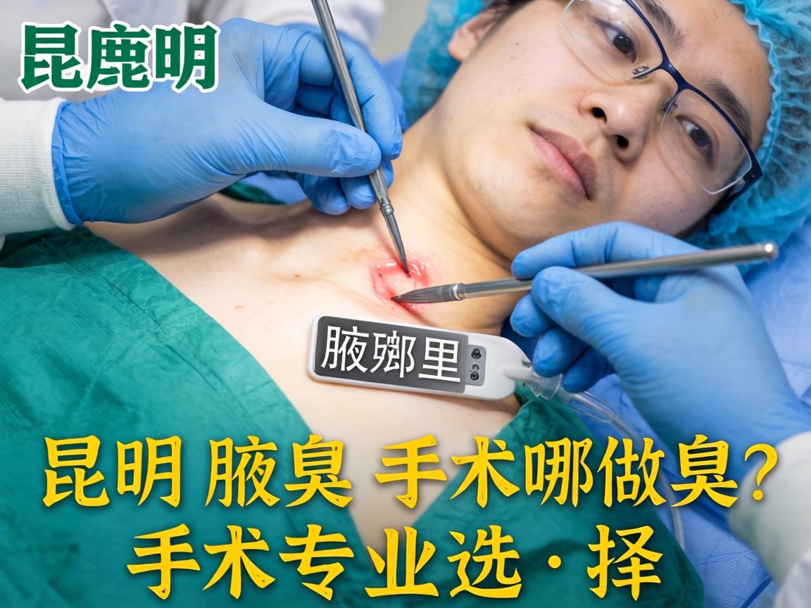 昆明腋臭手术哪里做？详解昆明腋臭手术专业选择