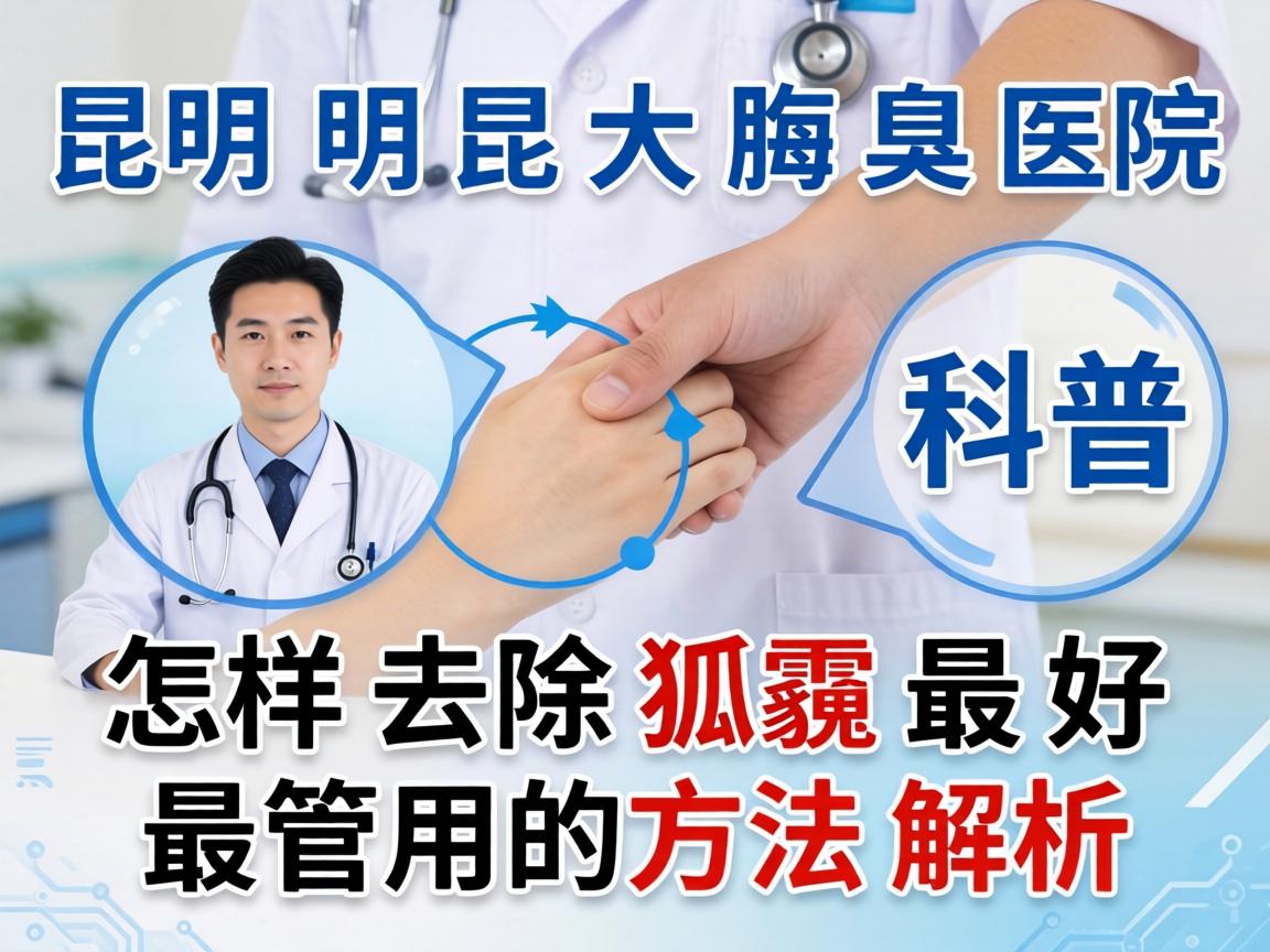 昆明昆大腋臭医院科普，怎样去除狐臭最好最管用的方法解析