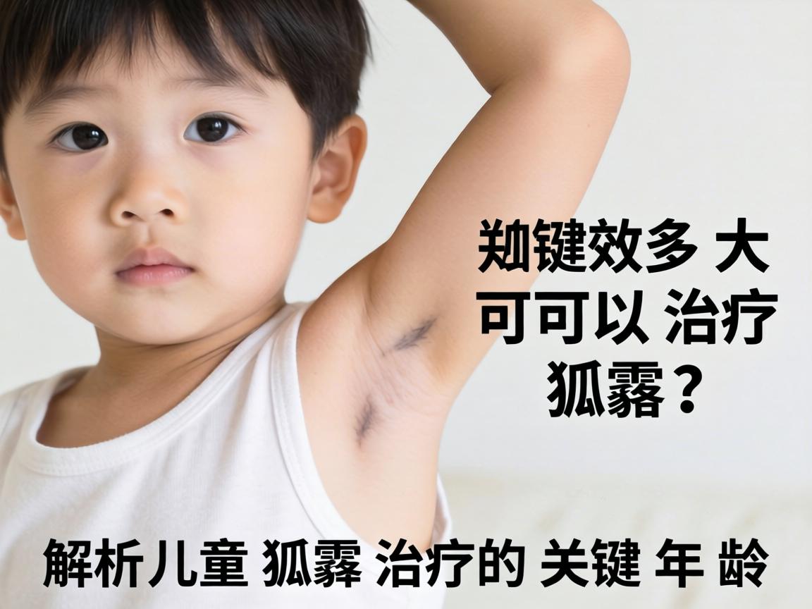 小孩多大可以治疗狐臭？解析儿童狐臭治疗的关键年龄