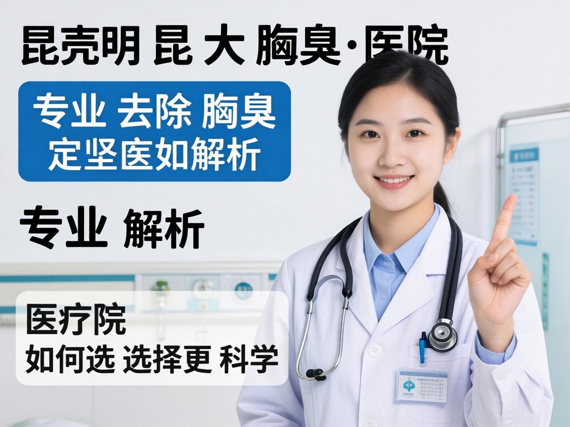 昆明昆大腋臭医院解析，专业去除腋臭，医院如何选择更科学