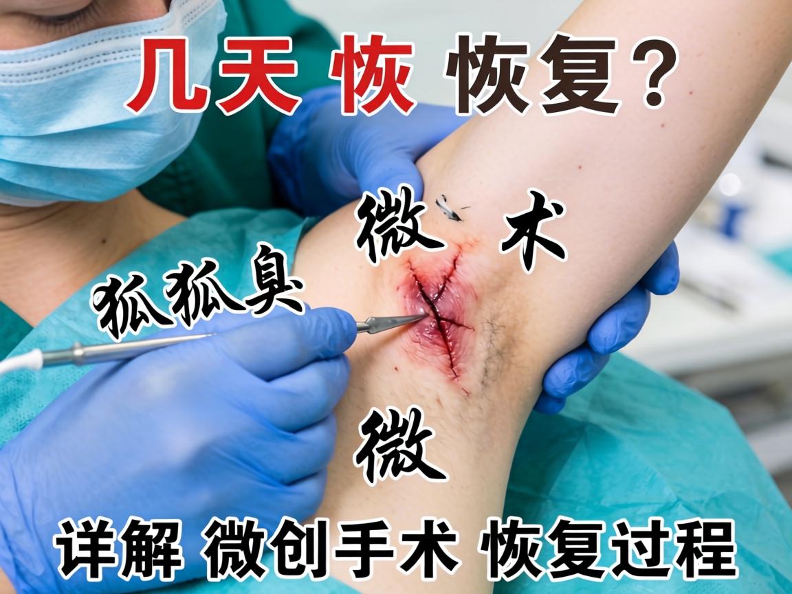 狐臭微创手术几天恢复？详解狐臭微创手术恢复过程