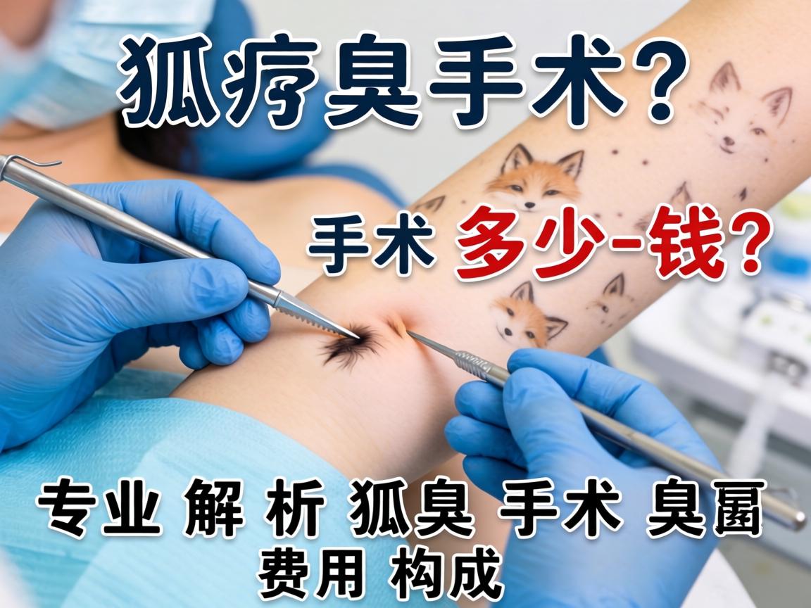 狐臭手术多少钱？专业解析狐臭手术费用构成