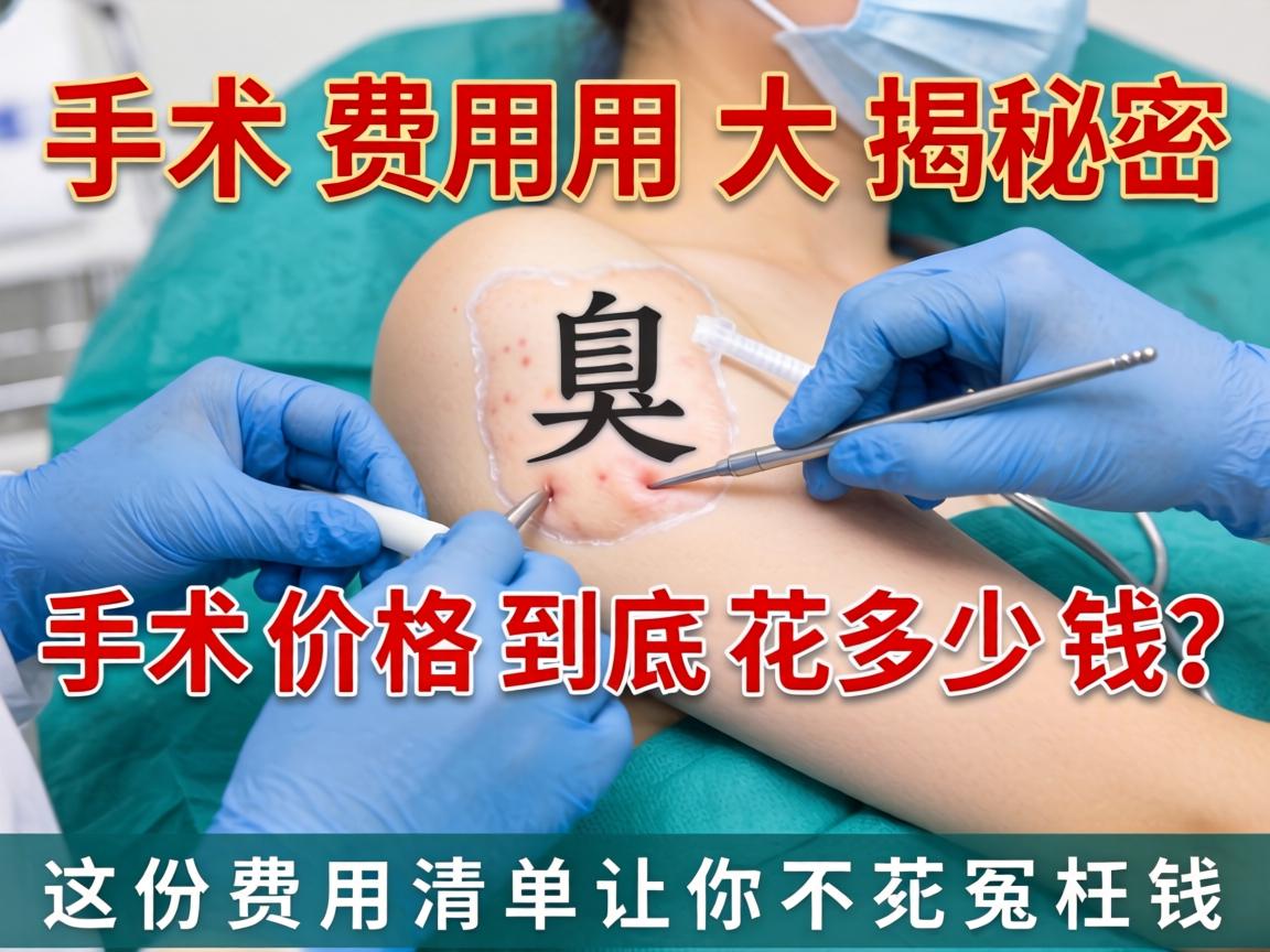 腋臭手术费用大揭秘，手术价格到底花多少钱？这份费用清单让你不花冤枉钱