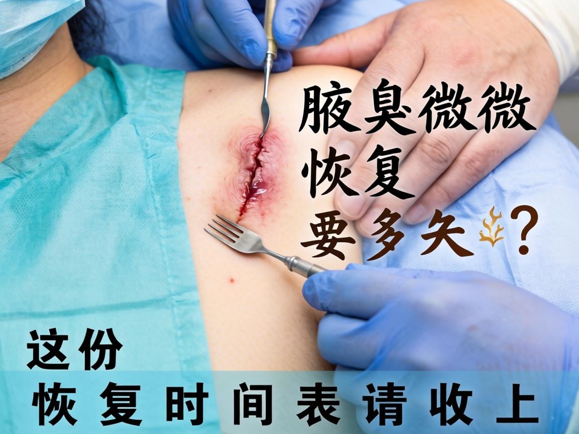腋臭微创手术恢复要多久？这份恢复时间表请收好