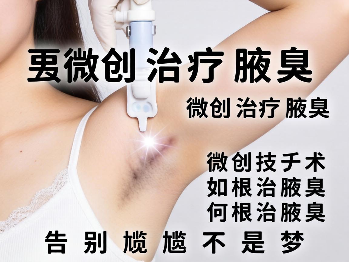 微创治疗腋臭，微创技术如何根治腋臭，告别尴尬不是梦
