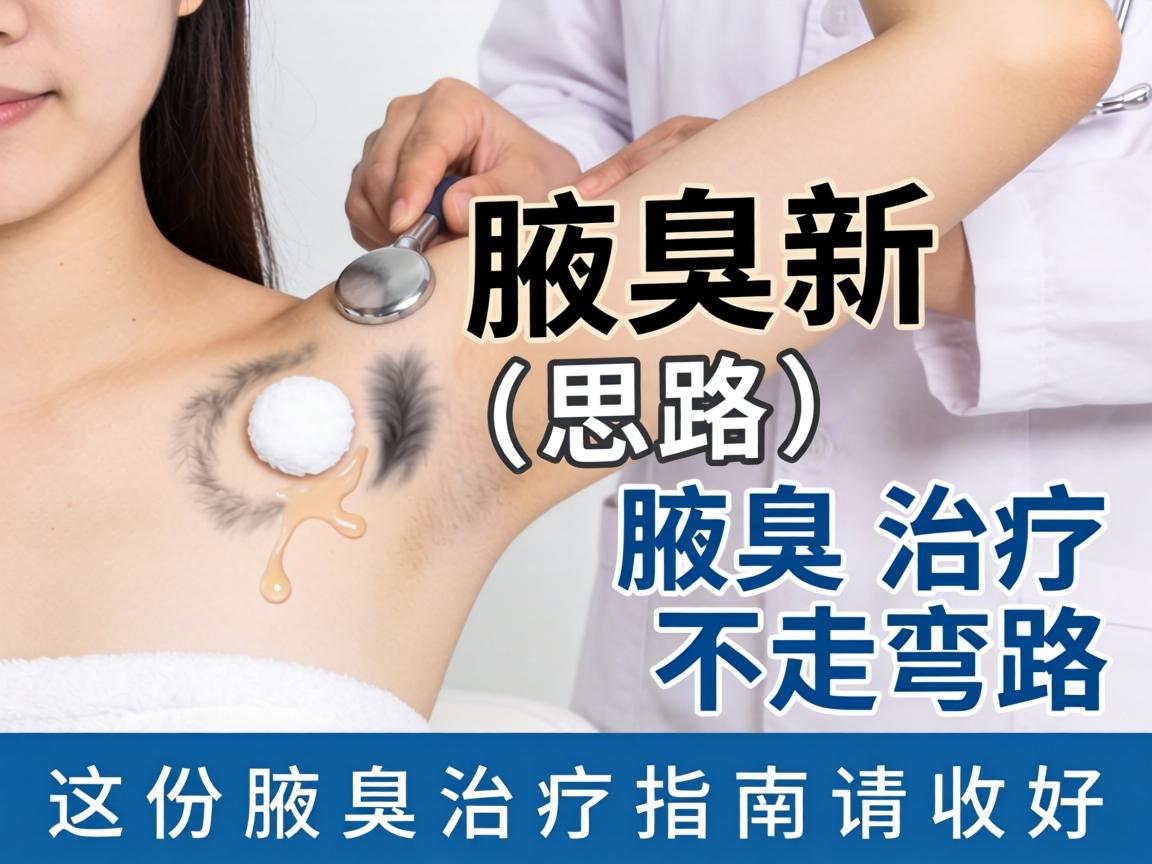 腋臭治疗新思路，腋臭治疗不走弯路，这份腋臭治疗指南请收好