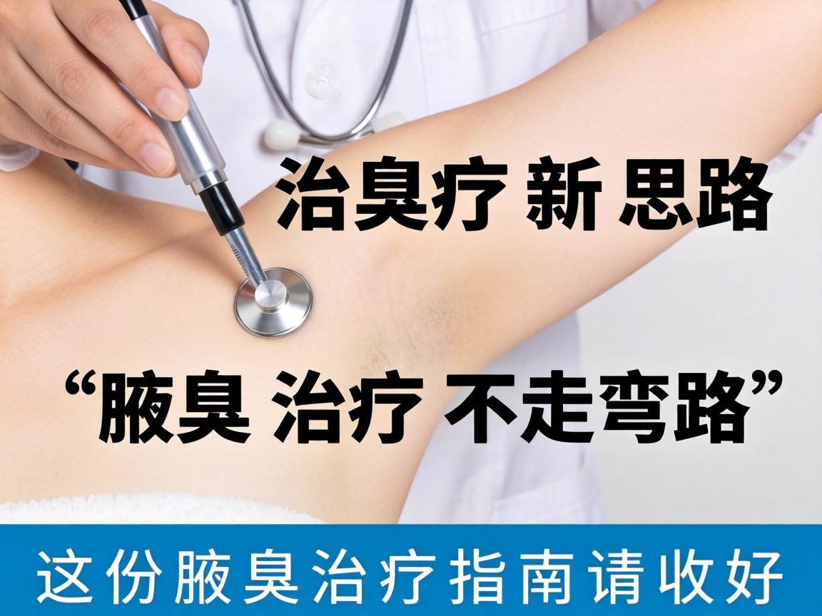 腋臭治疗新思路，腋臭治疗不走弯路，这份腋臭治疗指南请收好