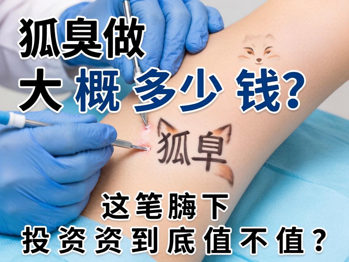 狐臭做手术大概多少钱？这笔腋下投资到底值不值？