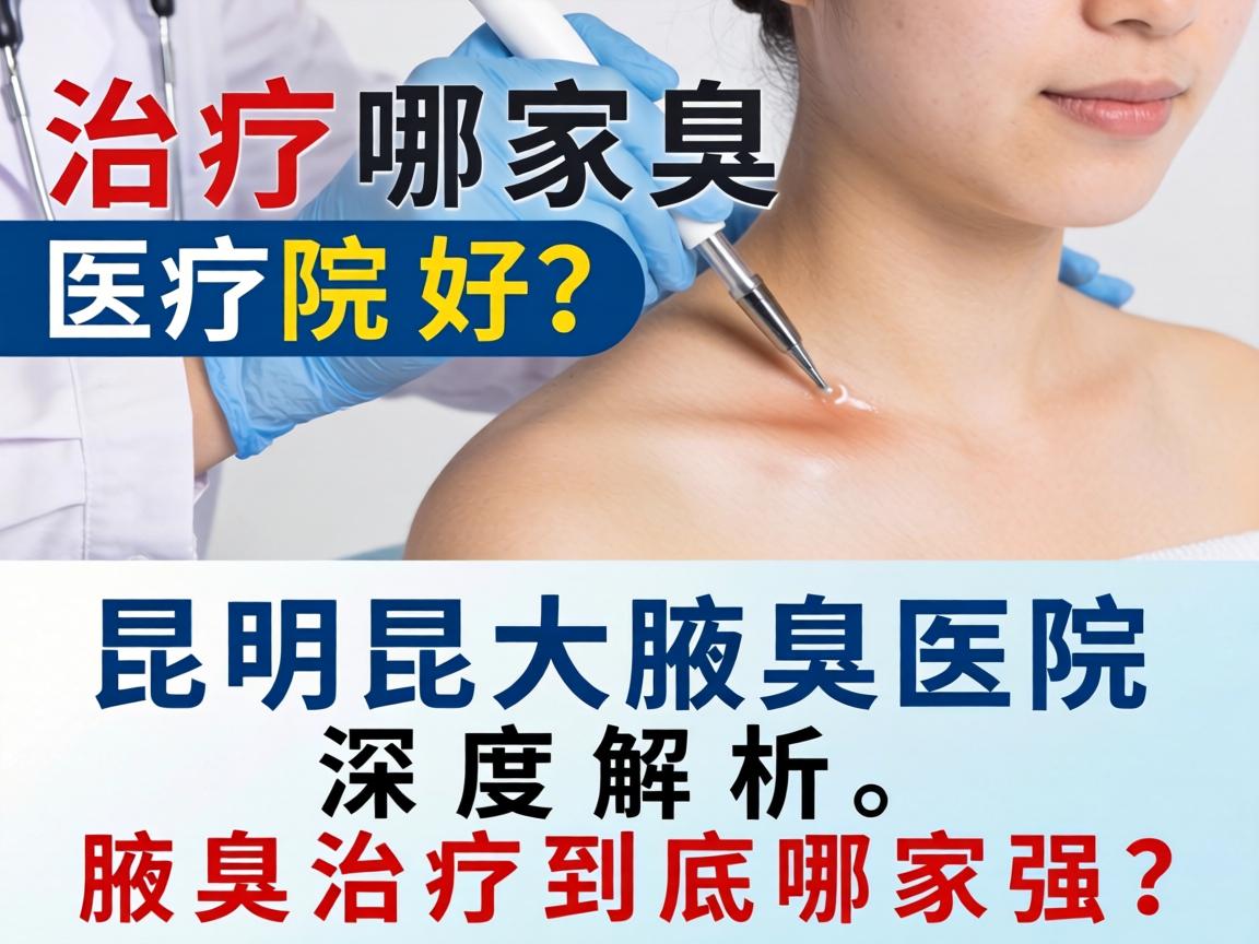 腋臭治疗哪家医院好？昆明昆大腋臭医院深度解析，腋臭治疗到底哪家强？