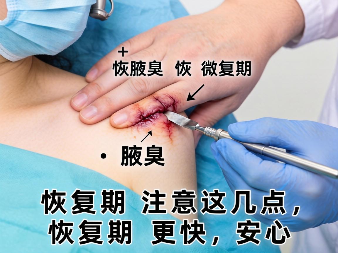 腋臭微创手术后恢复期，恢复期注意这几点，恢复期更快更安心