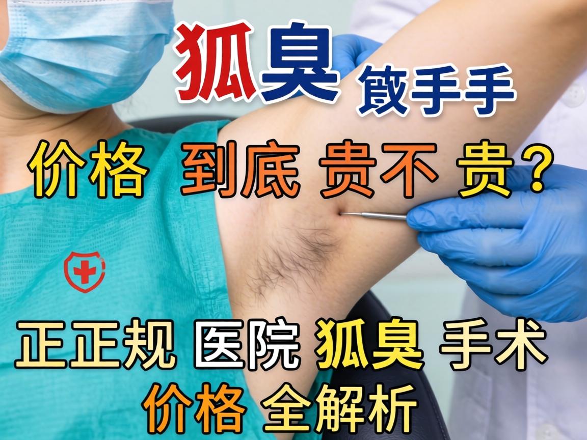 狐臭手术价格到底贵不贵？正规医院狐臭手术价格全解析