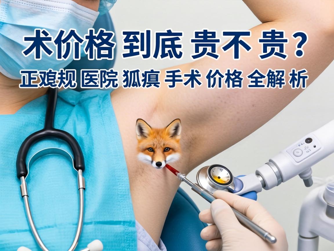 狐臭手术价格到底贵不贵？正规医院狐臭手术价格全解析