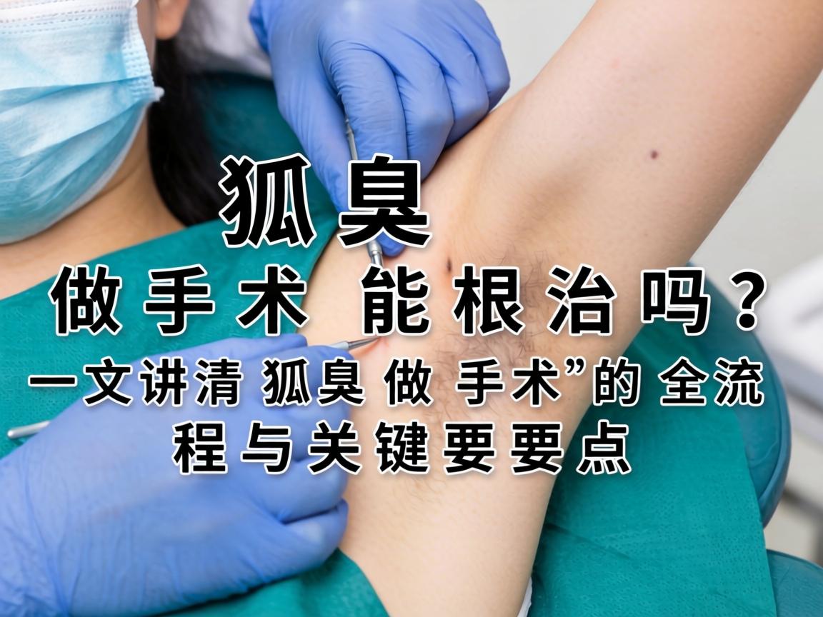 狐臭做手术能根治吗？一文讲清狐臭做手术的全流程与关键要点