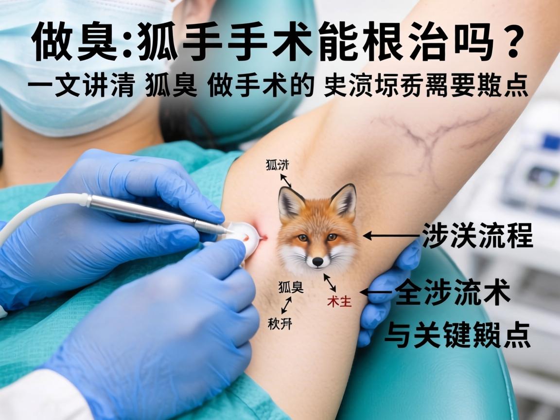 狐臭做手术能根治吗？一文讲清狐臭做手术的全流程与关键要点
