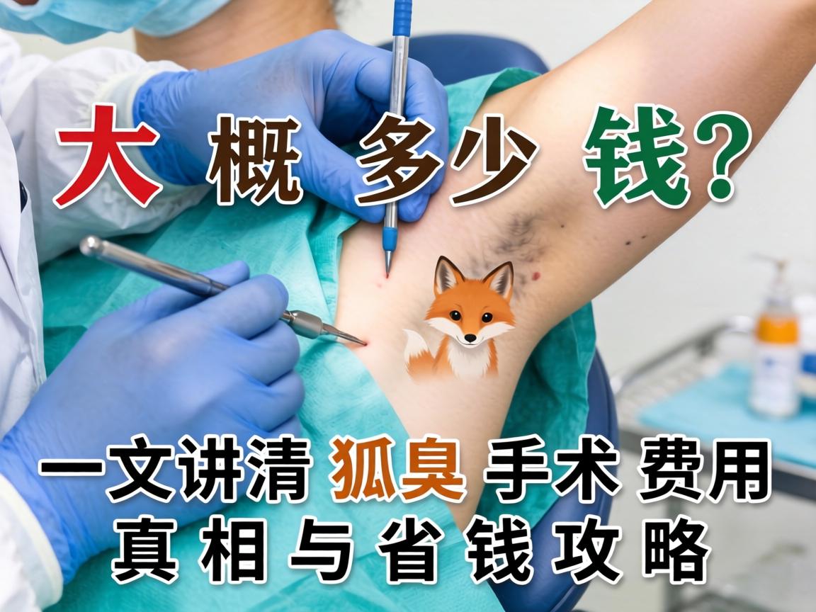 狐臭手术大概多少钱？一文讲清狐臭手术费用真相与省钱攻略