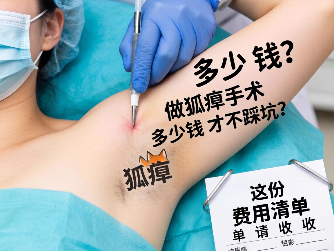 正规医院做狐臭多少钱？做狐臭手术多少钱才不踩坑？这份费用清单请收好