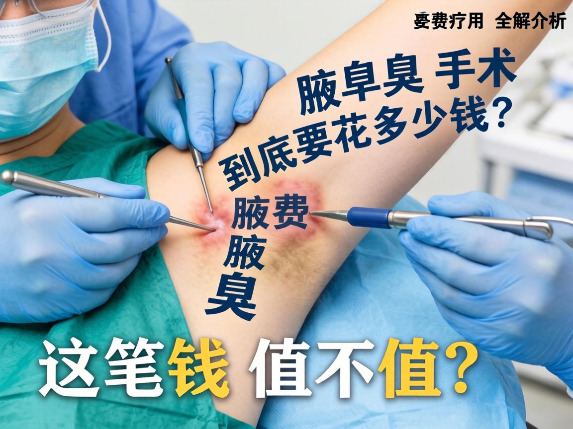 腋臭手术费用全解析，腋臭手术到底要花多少钱？这笔钱值不值？