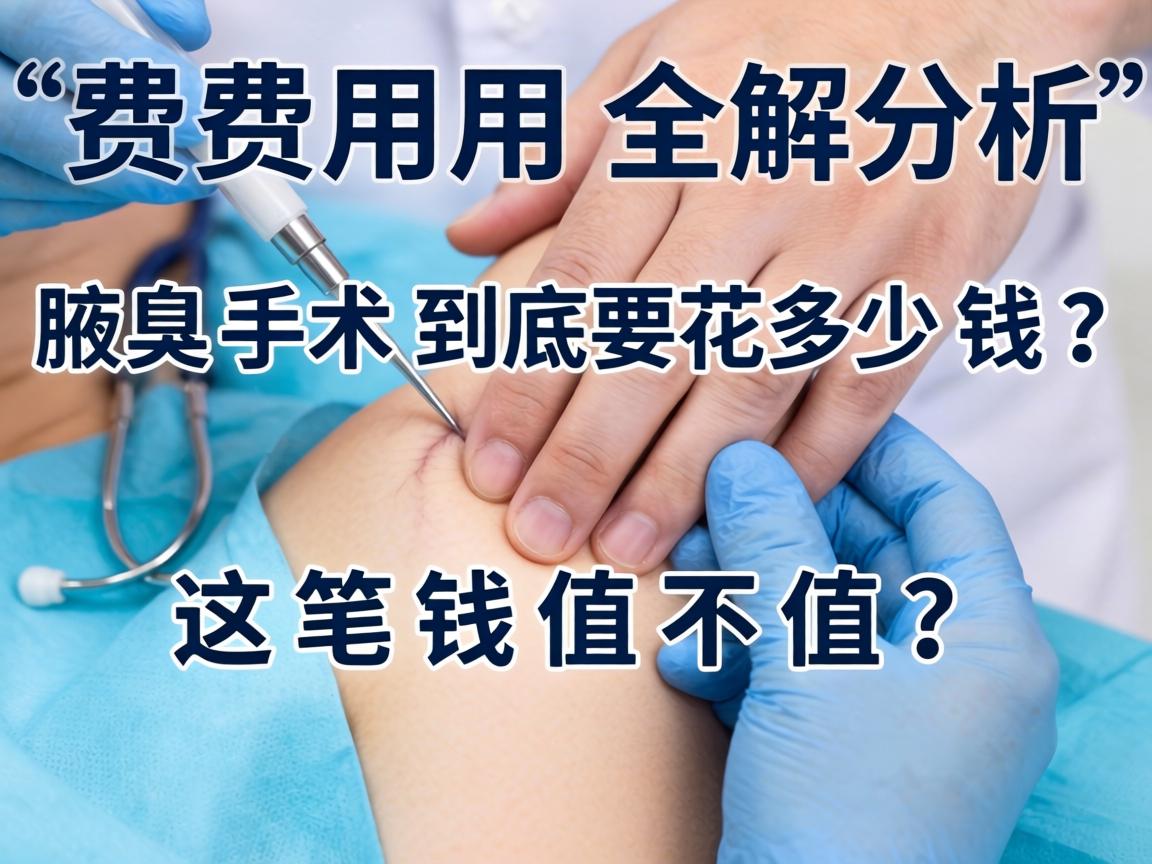 腋臭手术费用全解析，腋臭手术到底要花多少钱？这笔钱值不值？