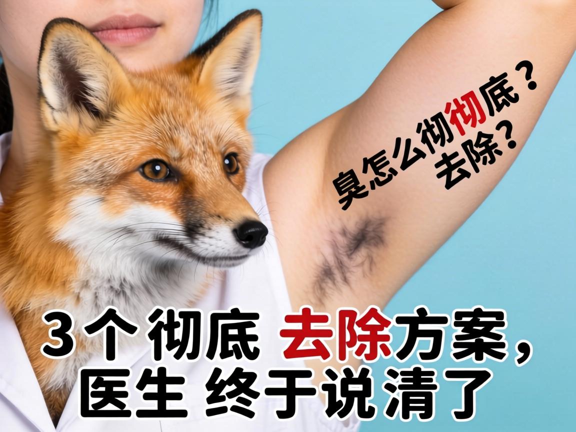 狐臭怎么彻底去除？这3个彻底去除方案，医生终于说清了